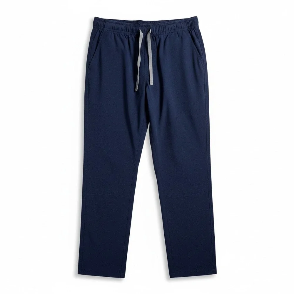 FIGS Technical Collection HW Livingston Scrub Pants Womens XL PETITE Navy Blue